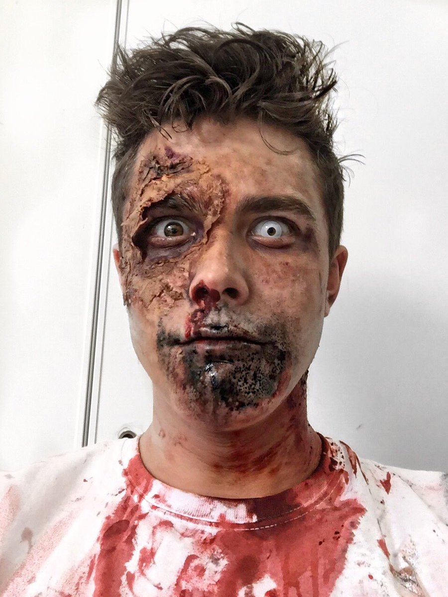 Zombified for the promo of <a href="/FearTWD/">FearTWD</a> season 2 at <a href="/bt_uk/">BT</a> #amctvuk #FearTWD #silentstudios2 #tvshow