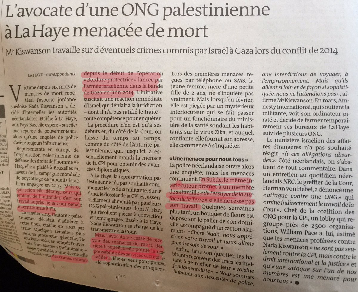 C'est drôle comme c'est plus facile d'enquêter sur la destruction de mausolée au Mali que de crime de guerre à Gaza