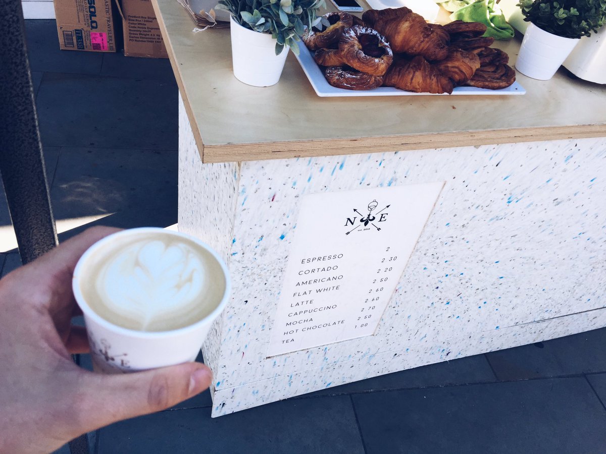 Big thanks to tom from <a href="/Noble_Esp/">Noble Espresso</a> for my morning fix ☕️👊🏻 #drinkdifferent #london