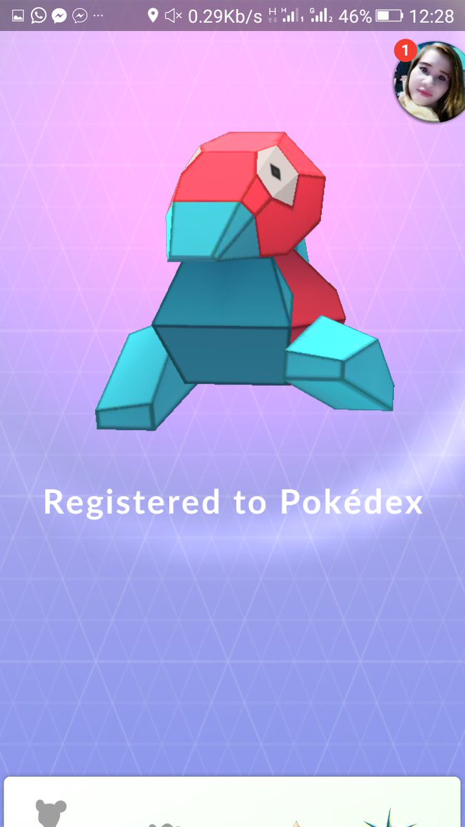 iAmDalian's tweet photo. @PokemonGoApp @Pokemon @Brittneyxxb .. Can't believe I cought a PORYGON https://t.co/sZlKc8DOOH