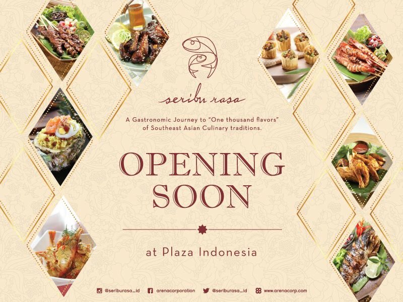 SERIBU RASA - Leading Southeast Asian Restaurant in Indonesia - OPENING SOON at <a href="/plazaindonesia/">plazaindonesia</a>!