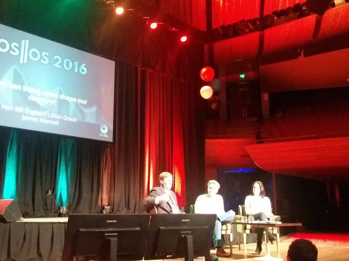 francescapick's tweet image. &quot;Failure to change lives grows government&quot; Deputy prime minister Bill English at #OSOSNZ