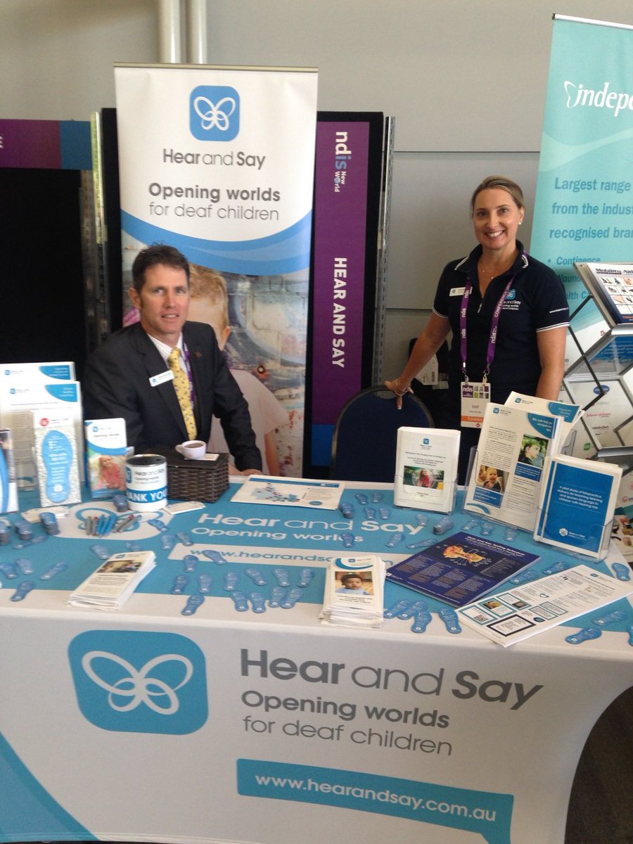 HearAndSay's tweet photo. Say Hi to @HearAndSay at the Qld Disability Conference Cairns &amp; Toowoomba tomorrow  #QDS2016 @disabilityqld @NDIS https://t.co/LXlcmr87NP