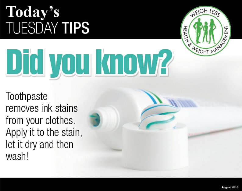 Weigh_Less's tweet photo. #TuesdayTips
#NoMoreInk
#MomTips https://t.co/XvOabxUQhW
