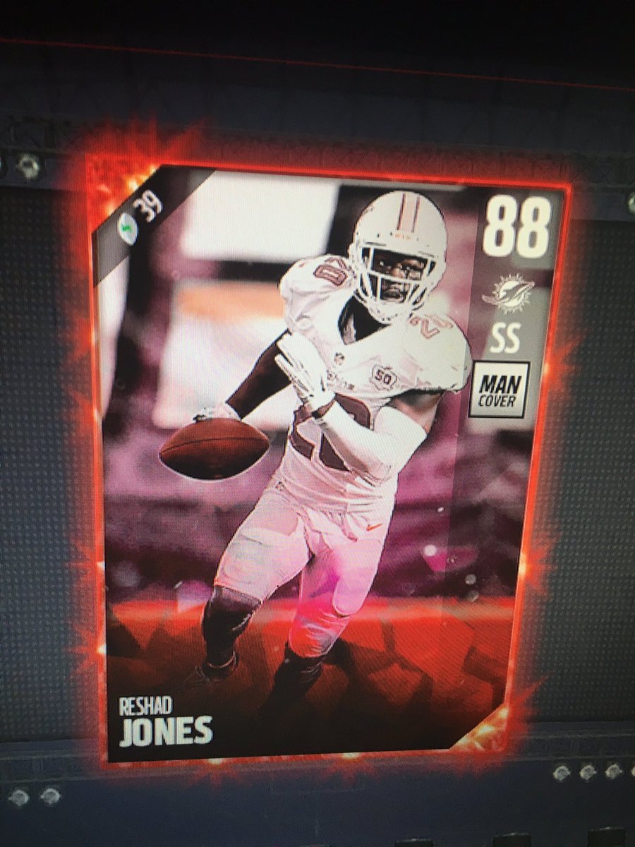 ProblemWright's tweet image. Courtesy of gilbertray! Xb1 88 ovr reshad jones, RT and follow! Twitch.tv/problem_wright