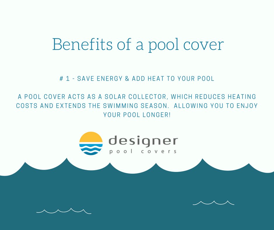 Save on energy with a #poolcover