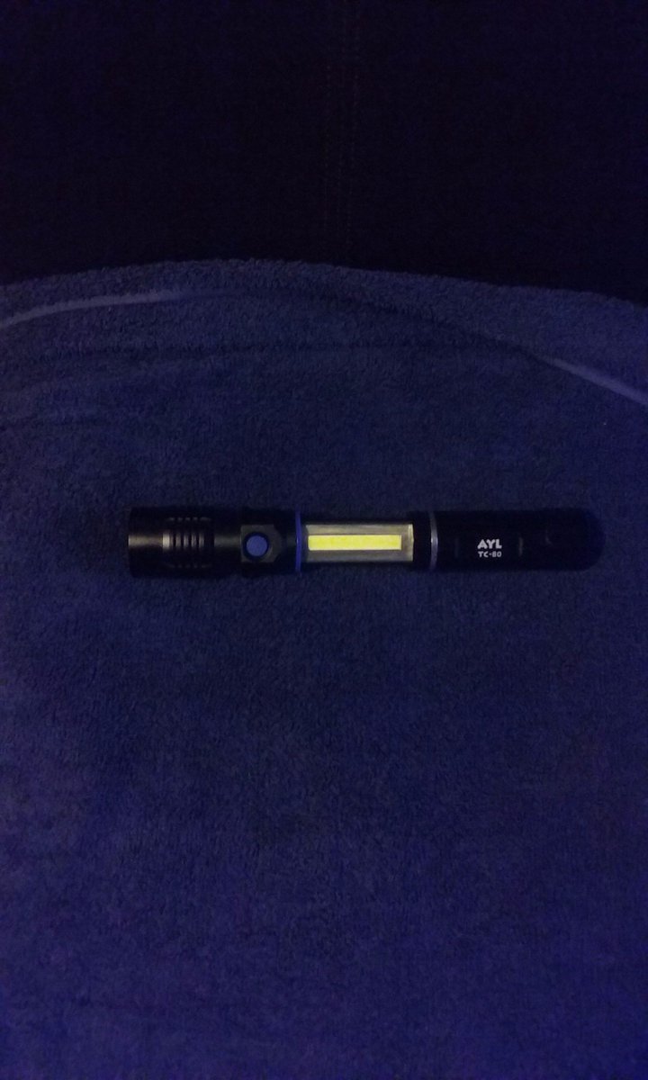 teshia72209's tweet image. Enjoying the new flashlight I'm trying free. Absolutely recommend this to anyone. It is great to have #AYLFlashlight