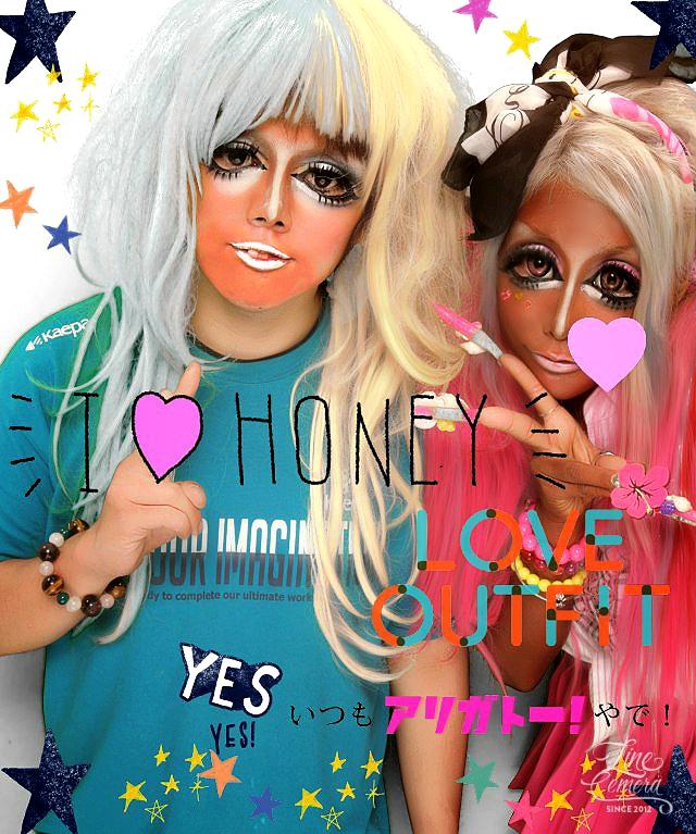 ♡ぁゆゆん♡ on Twitter \u0026quot;今日もガングロカフェ☕💃 出勤しますよー🙌💓 プリはこの前昼営業の時 ギャルメイクしてくれた お客様と😆🎵👌🍓🍏 \u203bギャルメイクはstuff