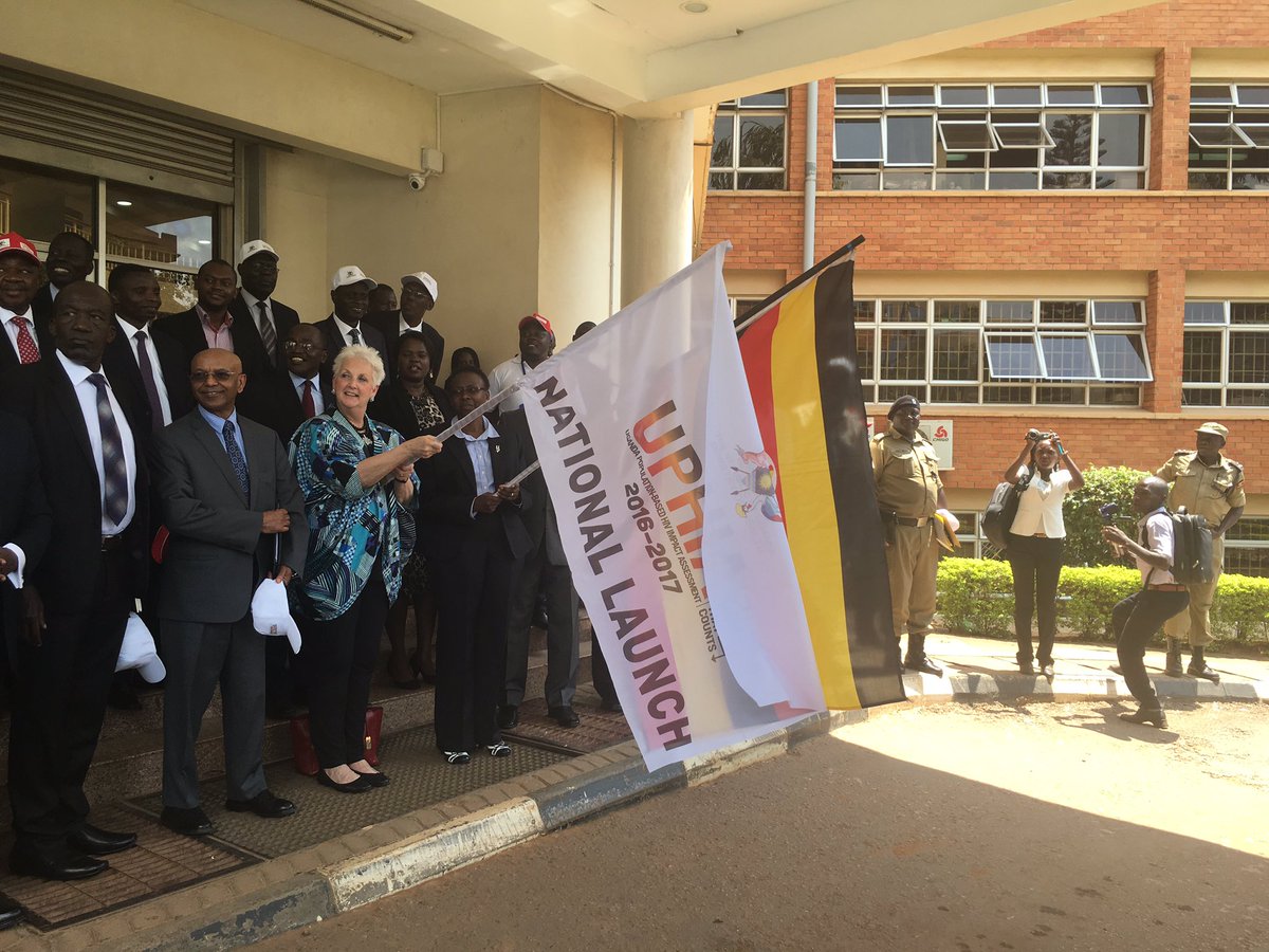MinofHealthUG's tweet photo. #HappeningNow Hon. Jane Ruth Aceng and Amb. Deborah Malac flag off #UPHIA https://t.co/9dcSbZYC08