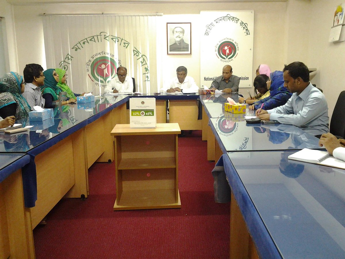 WDDF organized a discussion meeting with Chairman Kazi Reazul hoque,  Human rights commission in the discrimination.