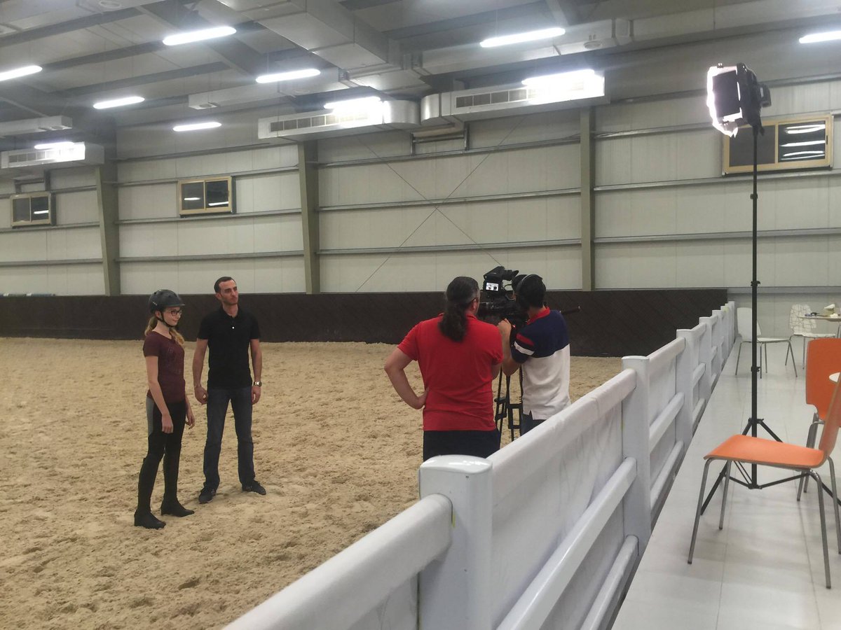 mandaraclub's tweet photo. Yesterday we had the pleasure of having Rotana Media Group visiting us they conducted interviews with our riders too https://t.co/FaJV3fgWGQ