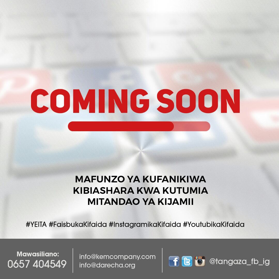 kemsAgency's tweet photo. We are officially partnering with @Darechatz katika 
#YEITA Social media Training.. So exciting https://t.co/XP30XhNHNO