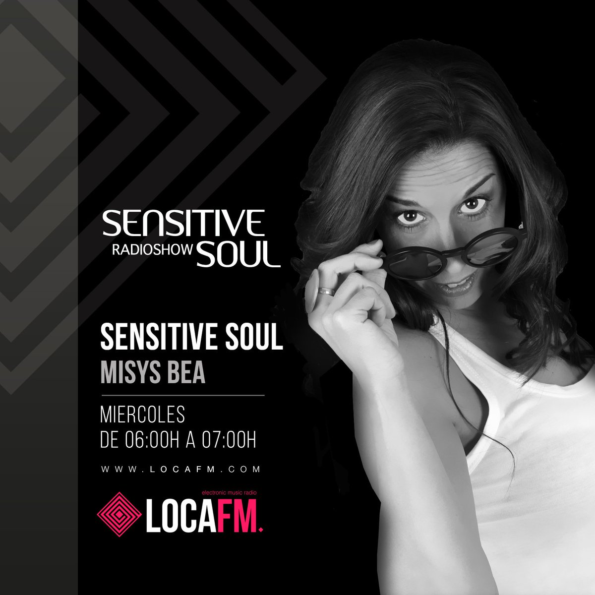 locafm's tweet photo. Los miércoles madrugamos con el sonido de @Misysbea 
De 06 a 07h @Sensitivesoulmb en #LocaFM #MusicON https://t.co/9aMLcLRJkY