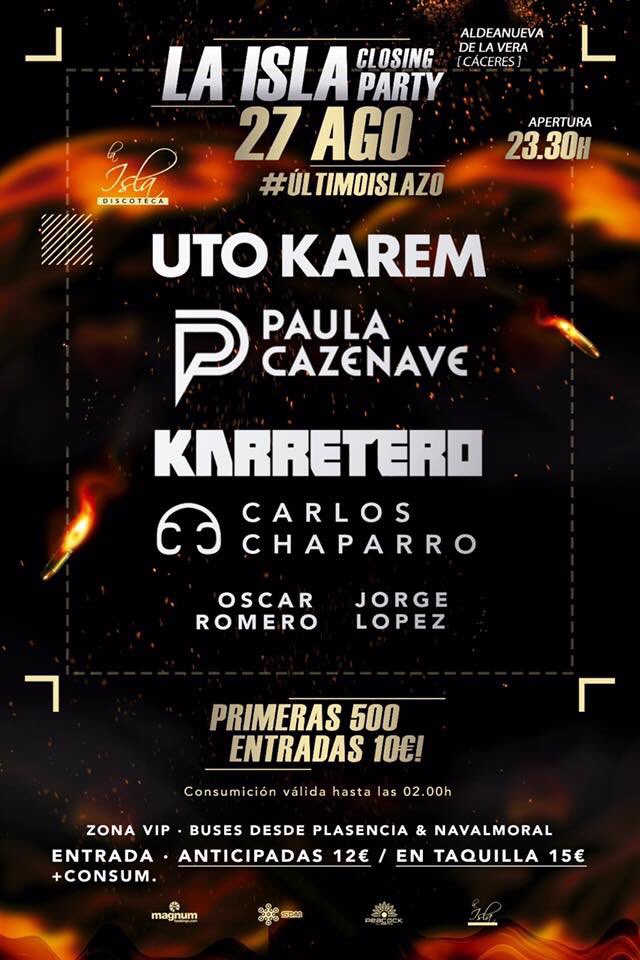 Con muchas ganas de este sábado para despedir <a href="/DiscoLaIslaAlde/">Discoteca La Isla</a> y juntarme con estos amig@s