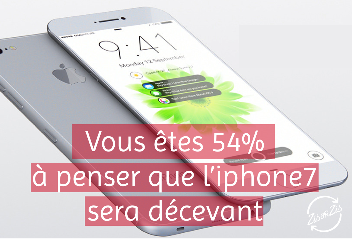 ZisOrZis's tweet photo. La sortie du nouvel #iphone approche ! qu'en pensez-vous ? #sondage #avis #innovation #vote techlive #ApplePay https://t.co/2mTsfCvIVA