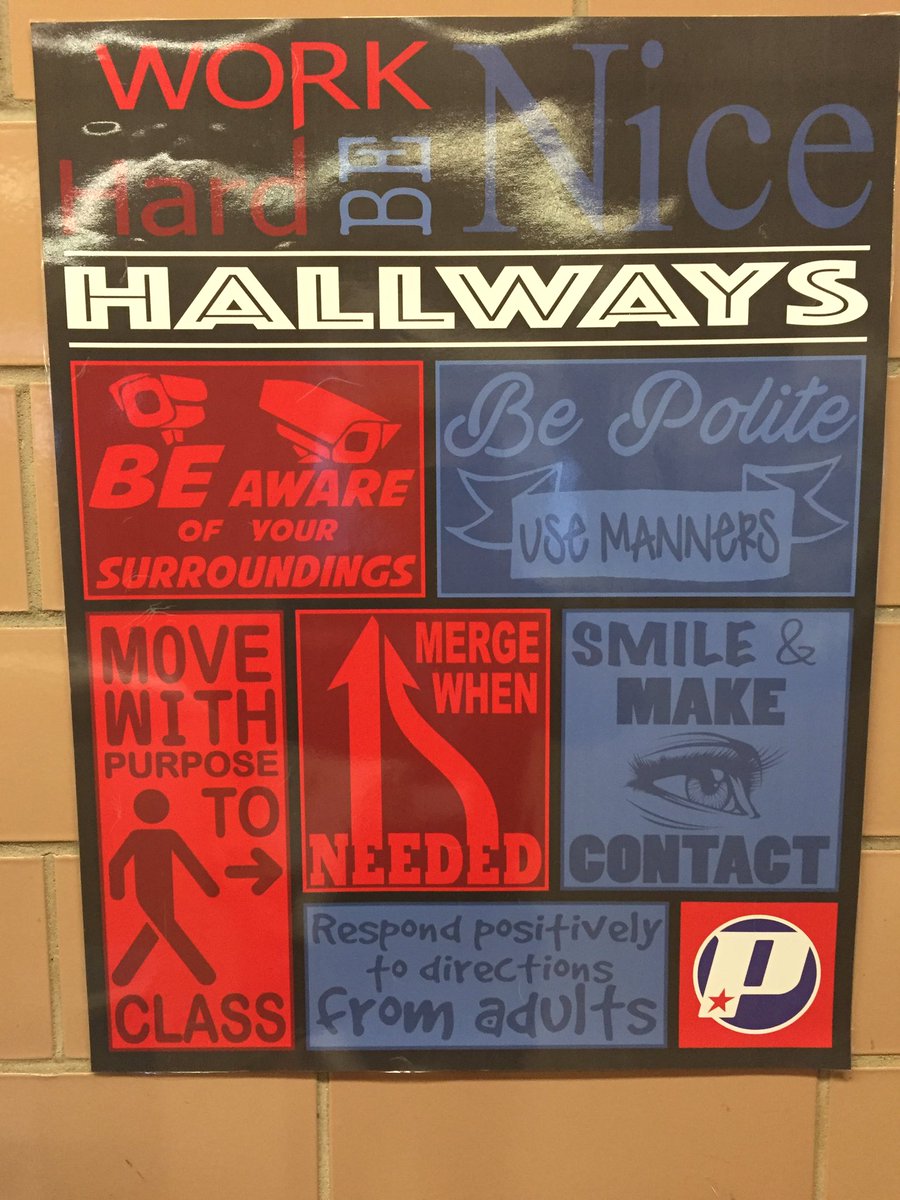 PHSCFA is spelling it out! Setting expectations #workhardbenice #ptap