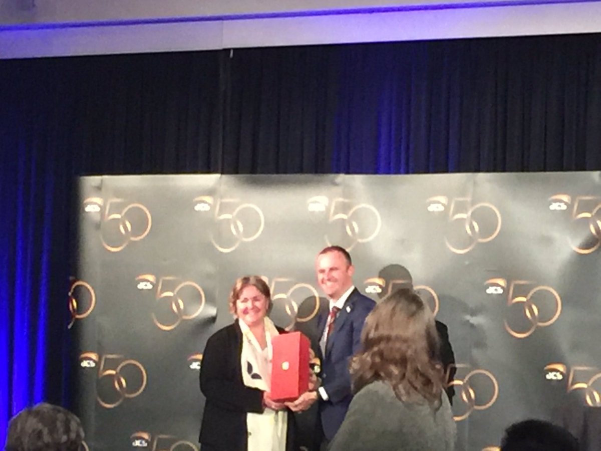 johnsonad55's tweet photo. Congrats to @JulietteMajor - Leonie Warne medal winner presented by @ABarrMLA at #ACSCanCon16 https://t.co/88GU5Z8f5J