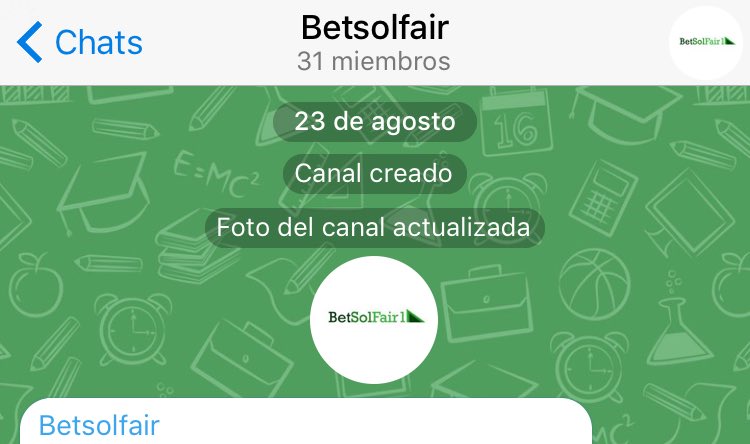betsolfair1's tweet photo. Nos podéis empezar a seguir a través de nuestro canal👇🏼 https://t.co/0mY8RpRmOT