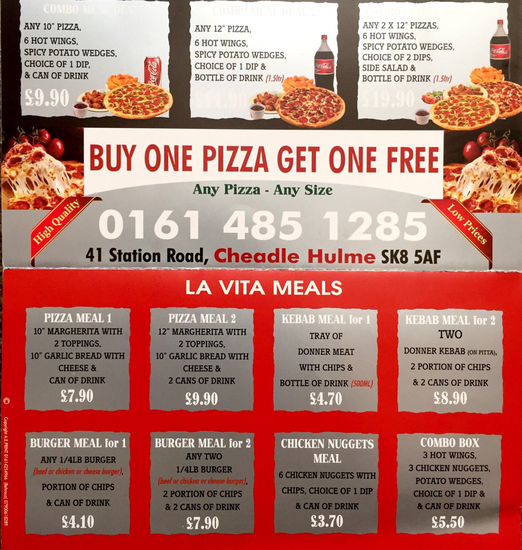 Pizza online la vita