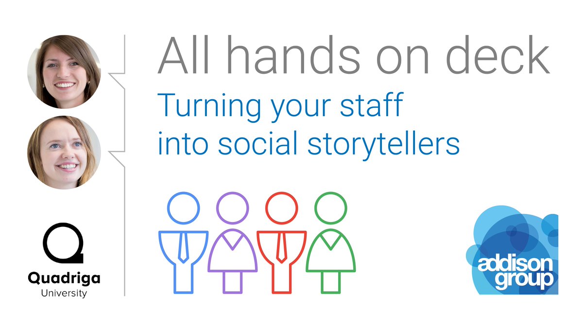 Join us <a href="/QConferences/">Quadriga Conferences</a> #qsome16 Berlin Sep 1 - Find out the why and how of employee advocacy: conferences.quadriga.eu/en/socialmedia