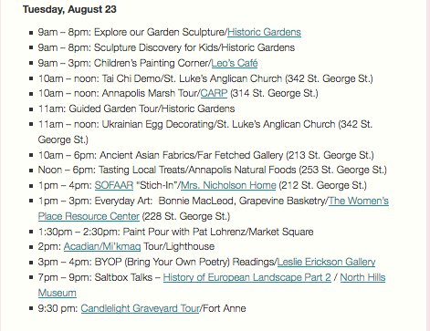 ArtsUnleashed's tweet image. The sun is shining. It&apos;s a beautiful Day 4 @ #artsunleashed 
@townofannapolis  #NovaScotia 
artsunleashed.wordpress.com/event-schedule/