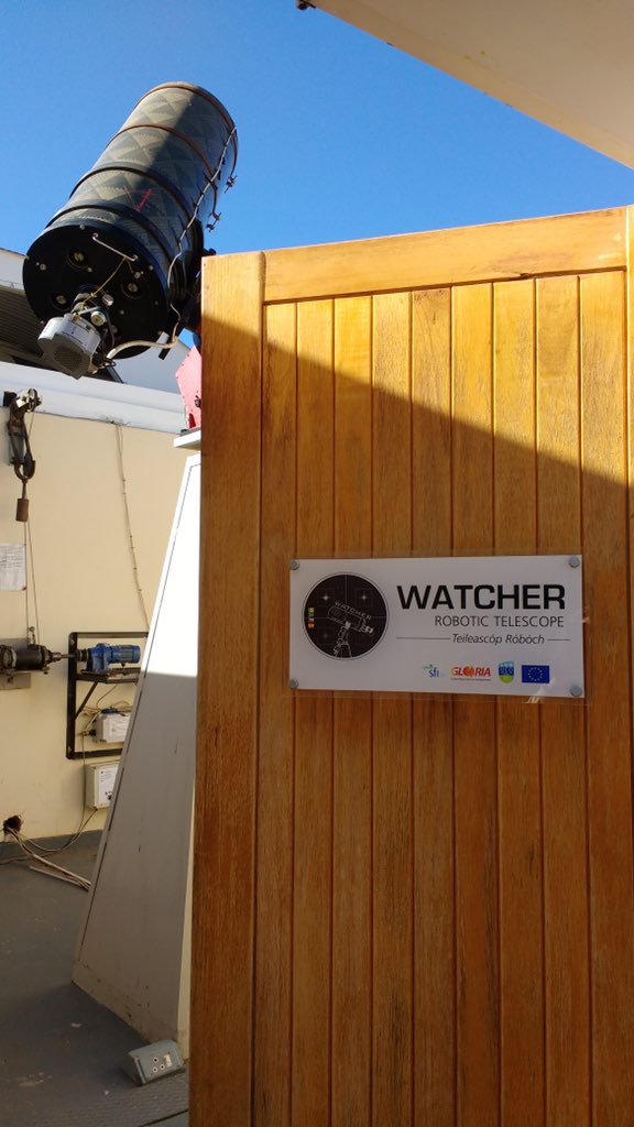 astroucd's tweet photo. Sneak peak at @WatcherUCD. Looking good for tonight's observing @scienceirel @IrishResearch @ucdresearch https://t.co/PeSMylzQEE