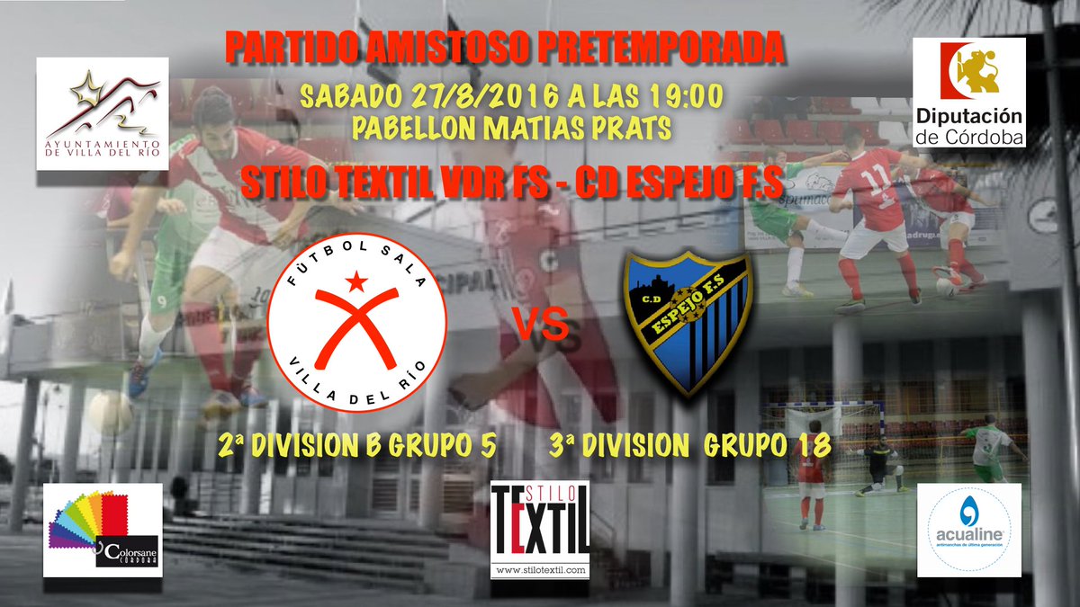 villadelriofs's tweet photo. ESTE SABADO 27 A LAS 19:00 NUEVO ENCUENTRO DE PREPARACION @villadelriofs - @Espejo_Futsal ¿TE LO VAS A PERDER ? https://t.co/xhjGylYpBw