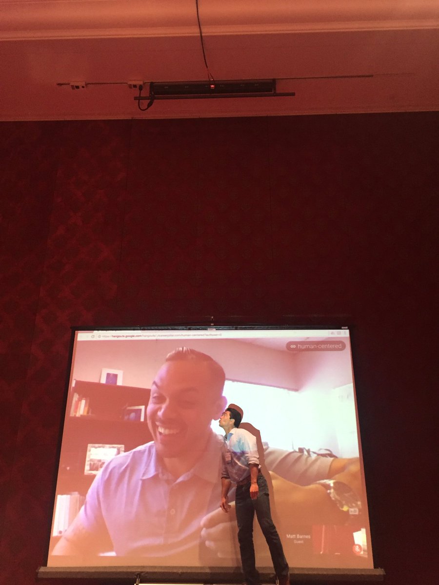 When #NINAETC runs a bit behind we get a little distracted waiting for people to show up to our presentation...