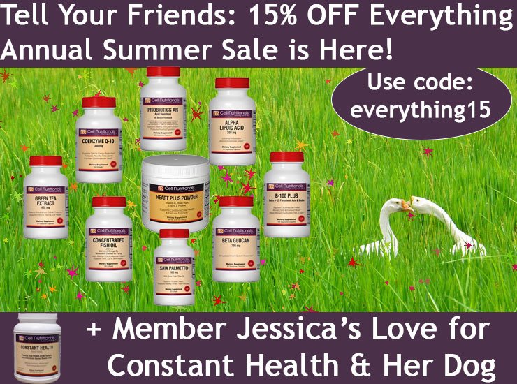 CellNutritional's tweet photo. Annual 15% OFF Everything Sale is Here!  Share this https://t.co/VRiDNP2THt #health #nutrition #sale #deal #cnlife https://t.co/nvO7063ItD