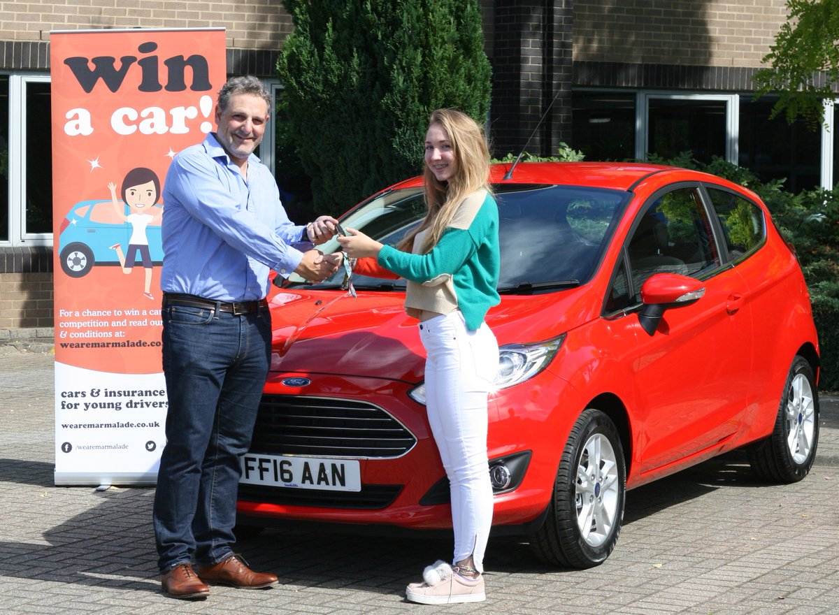WeAreMarmalade's tweet photo. Congratulations to our @FirstCarUK winner @h0n0r_ who has just picked up her brand new #fordfiesta! 😄 👏 🚗 https://t.co/9EiyWtQC5i
