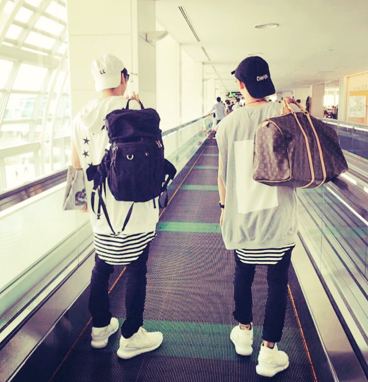 Uzivatel さくら Flyers Na Twitteru とりあえず無言で叫び続ける リュックかボストンになりたい 双子コーデ 日高と私服かぶった