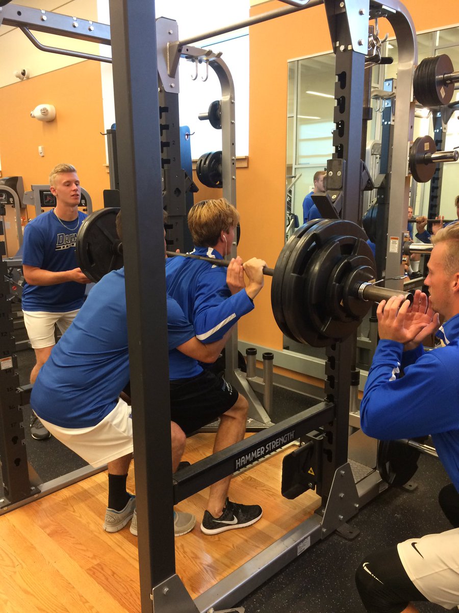 DaemenSTRENGTH's tweet image. @DaemenMSOC putting in the work today #1Arm #1RM*