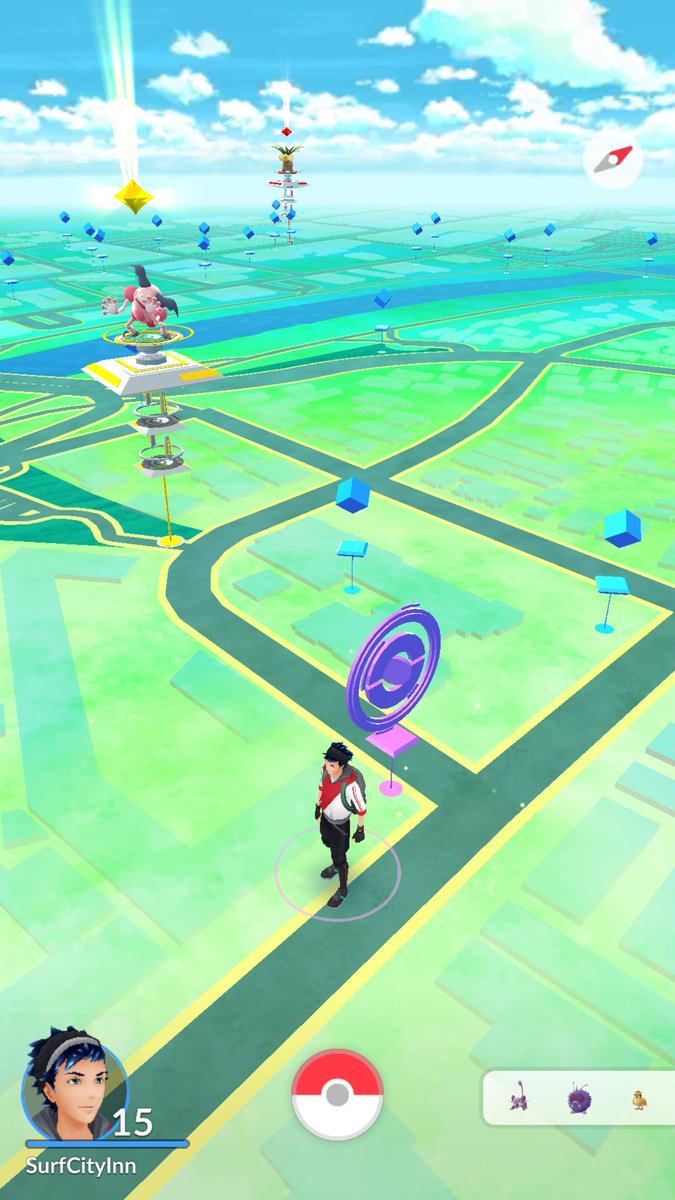 surfcityinn's tweet photo. A Mr. Mime at gym next to @surfcityinn how about that. 
@visitsantacruz @CityofSantaCruz #PokemonGoToSantaCruz https://t.co/y7jcAAGRZy
