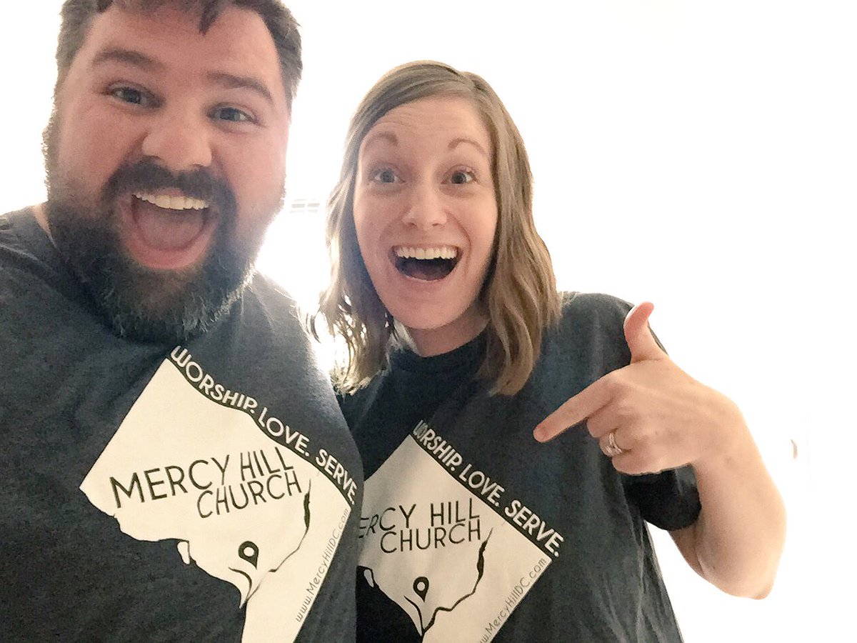 MercyHillDC's tweet photo. Oh boy! Tee's are in. We will be sporting these as we serve in our community. God's been opening doors! https://t.co/fXc1znCADK