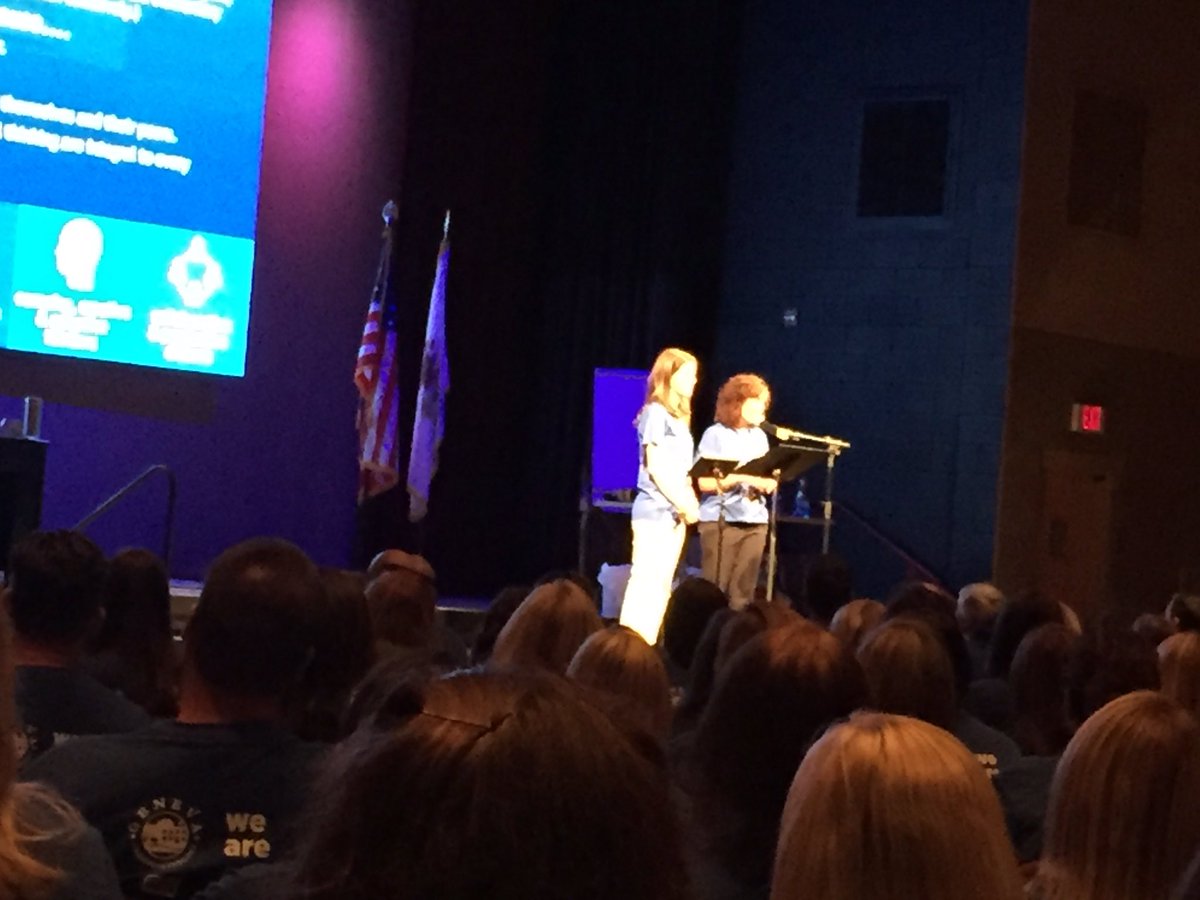 Shout out to Tina and Kelly for taking risks and keeping it moving forward at WES! #KeepMovingForward