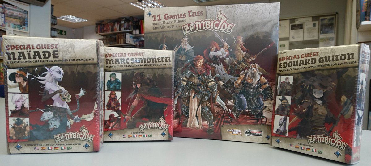 ISCWEBSALES's tweet image. New Releases Zombicide  #Zombicide #coolminiornot #minaturegames #InnerSanctumCollectibles #Cambridge #NewReleases
