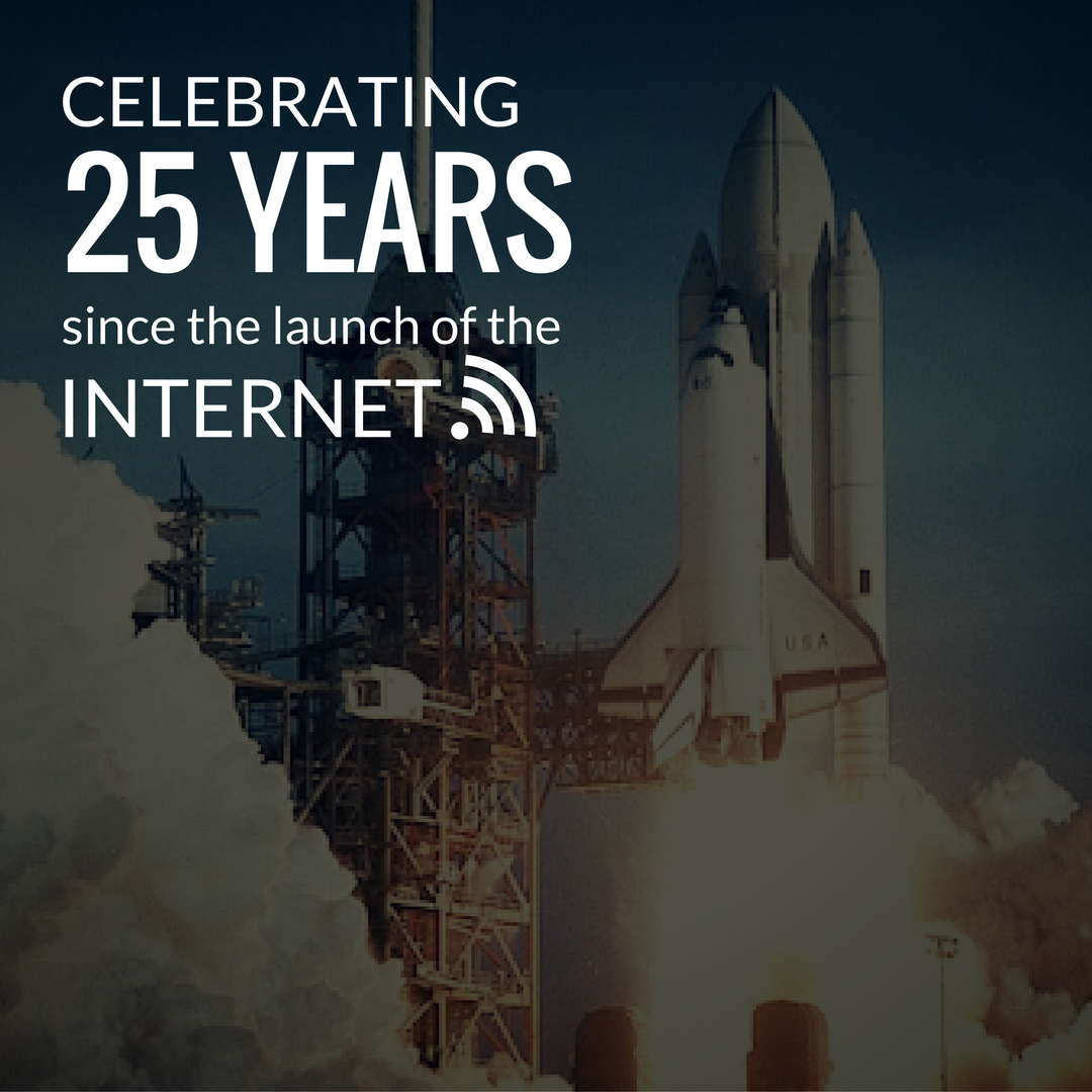 the5MM's tweet photo. 25 years ago. The #Internet is born and the world is forever changed. #smallbusiness #digitalmarketing https://t.co/4braEtPgda