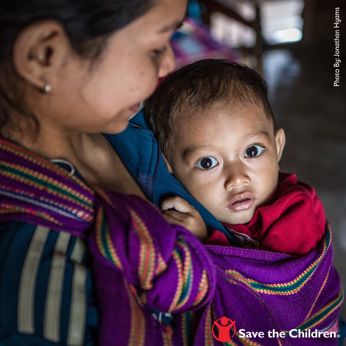 We've trucked in clean water &amp; filters to help children like Na Than, 1, who've been affected by #drought in Vietnam