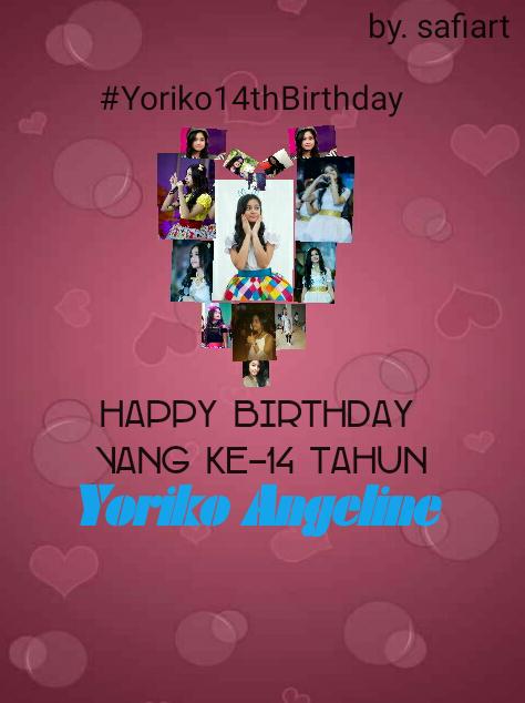 Sugeng Ambal Warso kagem @Teens_Yori yg ke 14 tahun #Yoriko14thBirthday