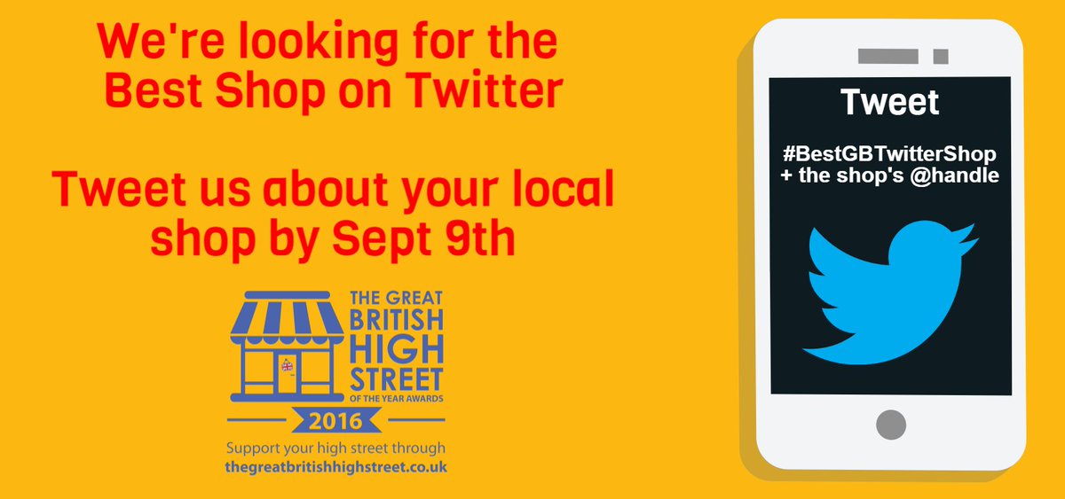 Have a favorite shop in Exeter? Nominate them today by using the hashtag #BestGBTwitterShop £1000 to be won!!