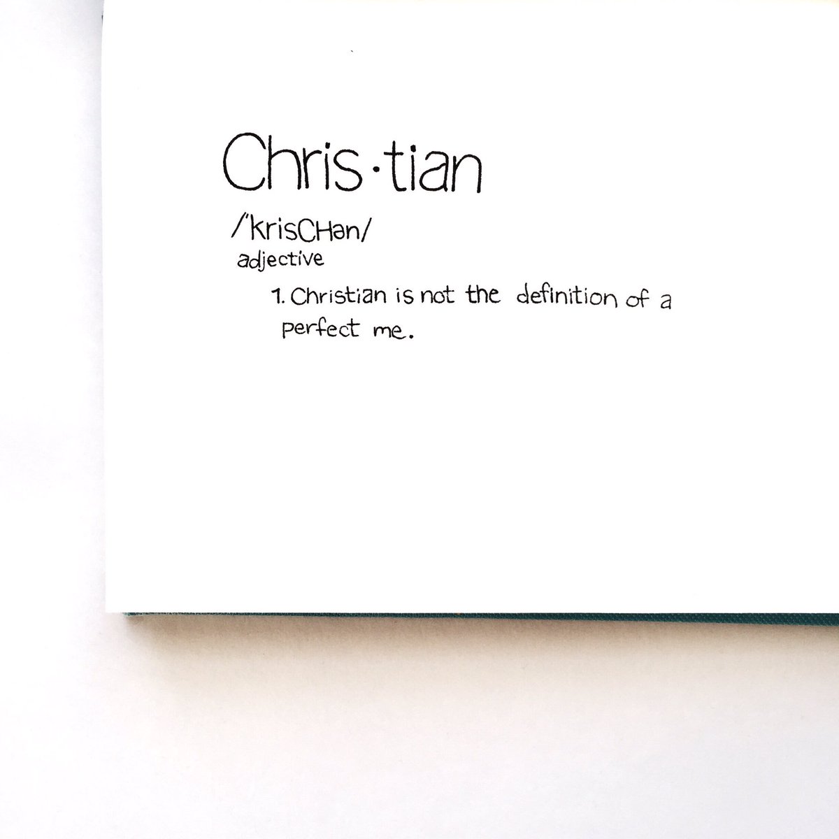 kiara on twitter: "christian is not the definition of a perfect me