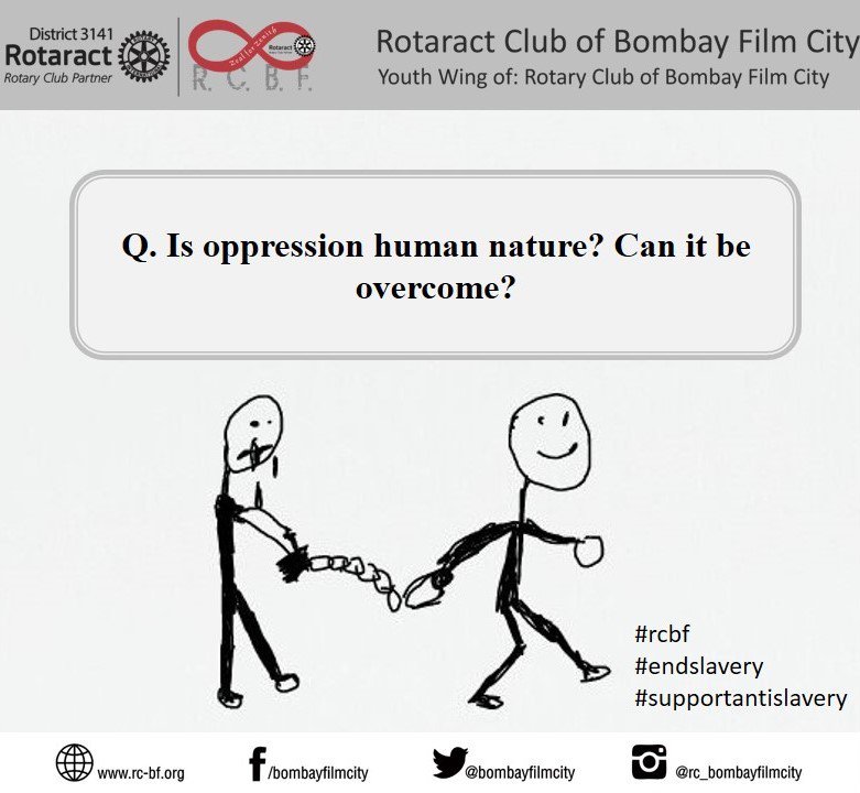 bombayfilmcity's tweet photo. #rcbf
#noslavery
#supportantislavery https://t.co/8iE4omyrVw