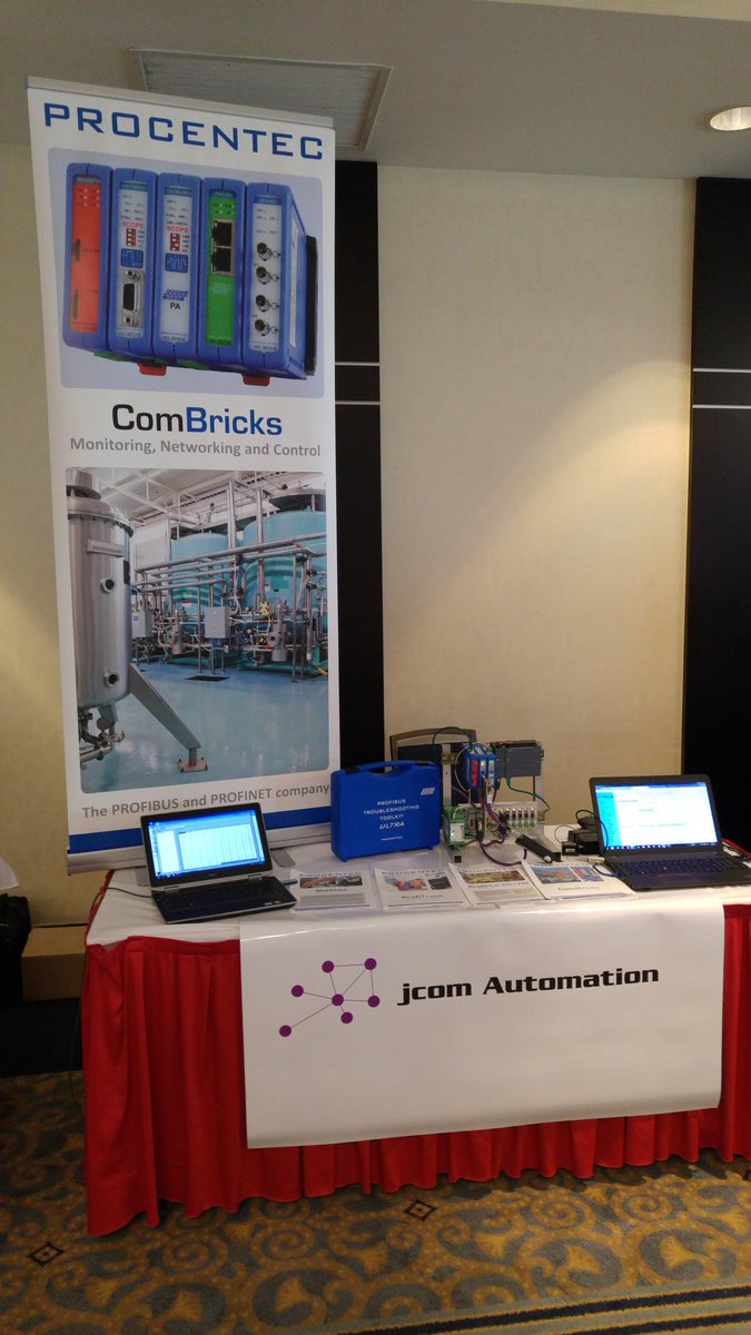 jcom_automation's tweet image. JCOM Automation and PROCENTEC are sponsoring the PROFINETseminar in Montreal - full house!