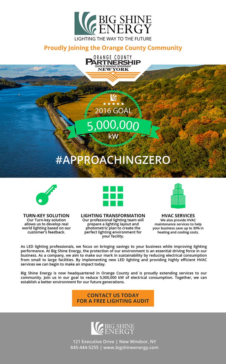 <a href="/OCPartnershipNY/">OC Partnership NY</a> would like to welcome <a href="/BigShineEnergy/">Big Shine Energy</a> as a new investor! bigshineenegy.com