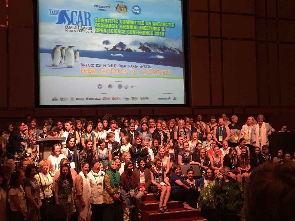 AntarcticReport's tweet photo. Celebrating 117 new Wikipedia profiles of eminent women Antarctic scientists; less than 10 before #SCAR2016 wikibomb https://t.co/3cmDp2Rzxm