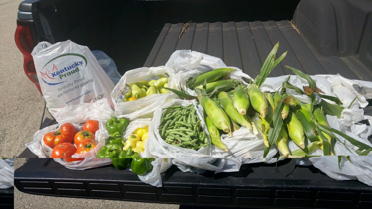 RyanQuarlesKY's tweet image. Another load of food from the KDA office garden being delivered to those in need!  #HungerInitiative