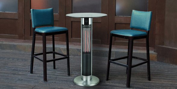 GlebeHH's tweet image. Cool summer nights call for gathering around this bar table with built-in heater! bit.ly/2b8rbrO