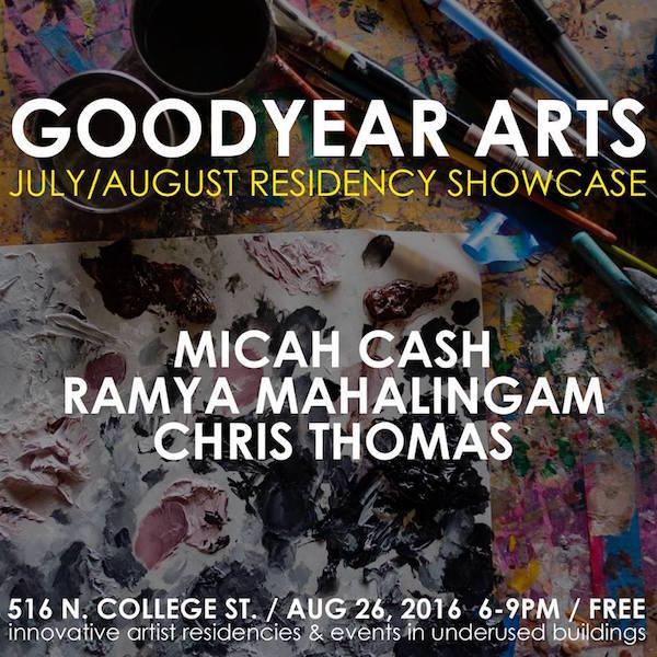 Free <a href="/goodyeararts/">Goodyear Arts</a> showcase 8/26 with beer provided by @BirdsongBrewing, <a href="/SycamoreBrewing/">Sycamore Brewing</a> and <a href="/SierraNevada/">Sierra Nevada Beer</a>. #CLTArt