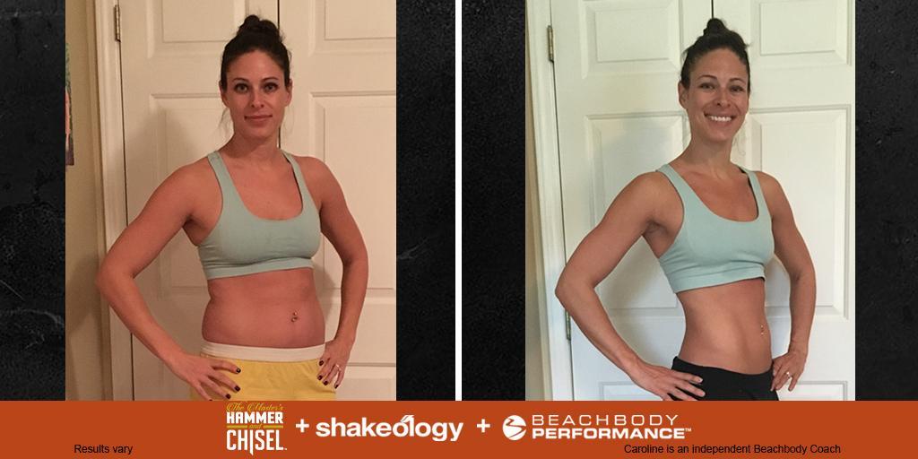 Thehammerchisel's tweet image. #TransformationTuesday Caroline S. lost 9.8 pounds and 3 inches with #HammerandChisel! Great job, Caroline!