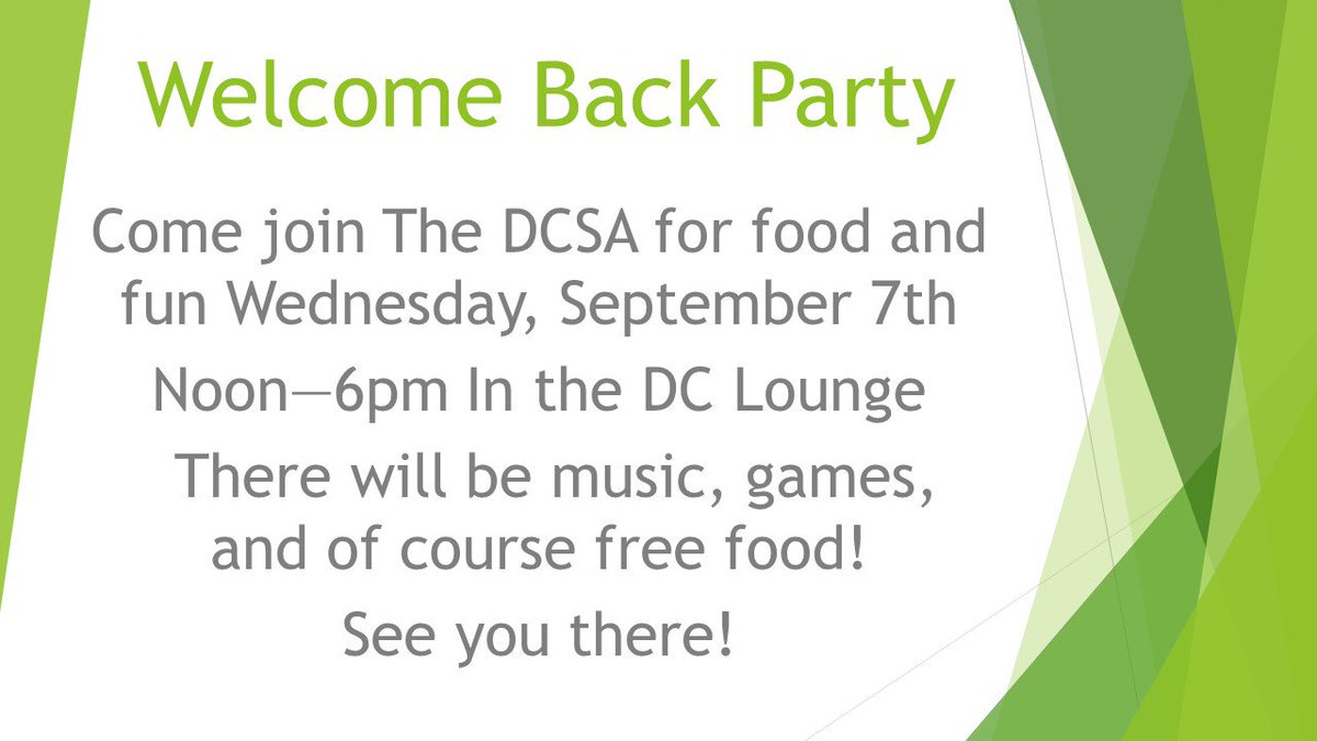 TheDSLA's tweet image. Upcoming Event! Don't miss out! #event #freefood #upcoming #music #games #chill #party